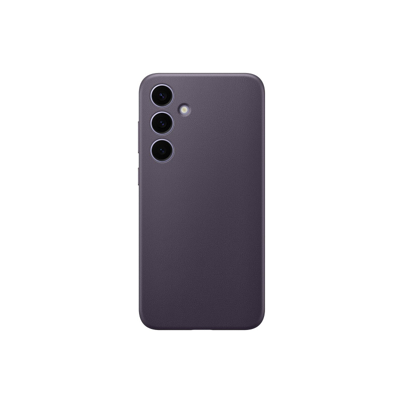 Samsung Zadný kryt z vegánskej kože S24+ Dark Violet