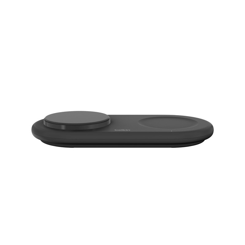 Belkin 2v1 Qi2 15W Magnetic Charging Pad, black
