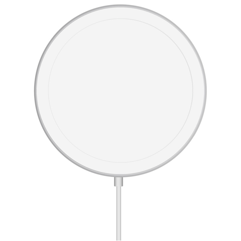 ER Bezdrôtová Magsafe nabíjacia podložka 15W biela