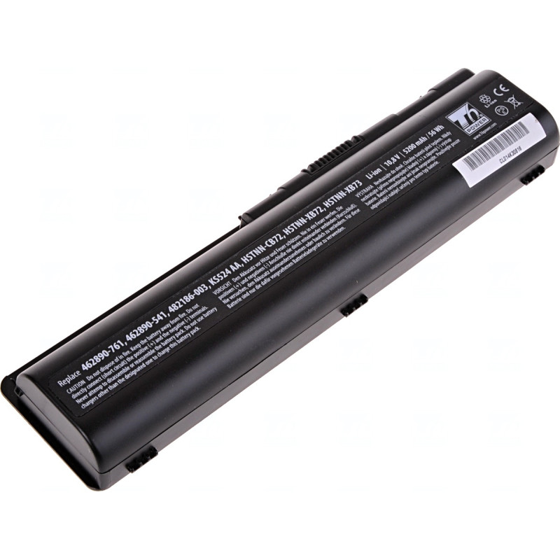 Batéria T6 Power HP Pavilion dv4-1000, dv5-1000, dv6-1000 séria, 5200mAh, 56Wh, 6cell
