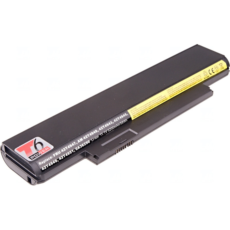 Batéria T6 Power Lenovo ThinkPad Edge E120, E125, E320, E325, X121e, X130e, 5200mAh, 58Wh, 6cell