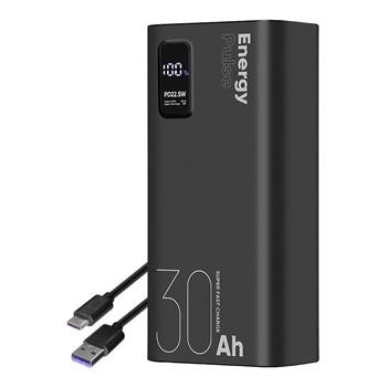 OBAL:ME EnergyPulse Powerbanka 30000mAh 225W Black