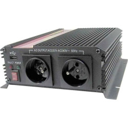Menič napätia Carspa CAR1KU-12 12V/230V+USB 1000W, modifikovaná sínus