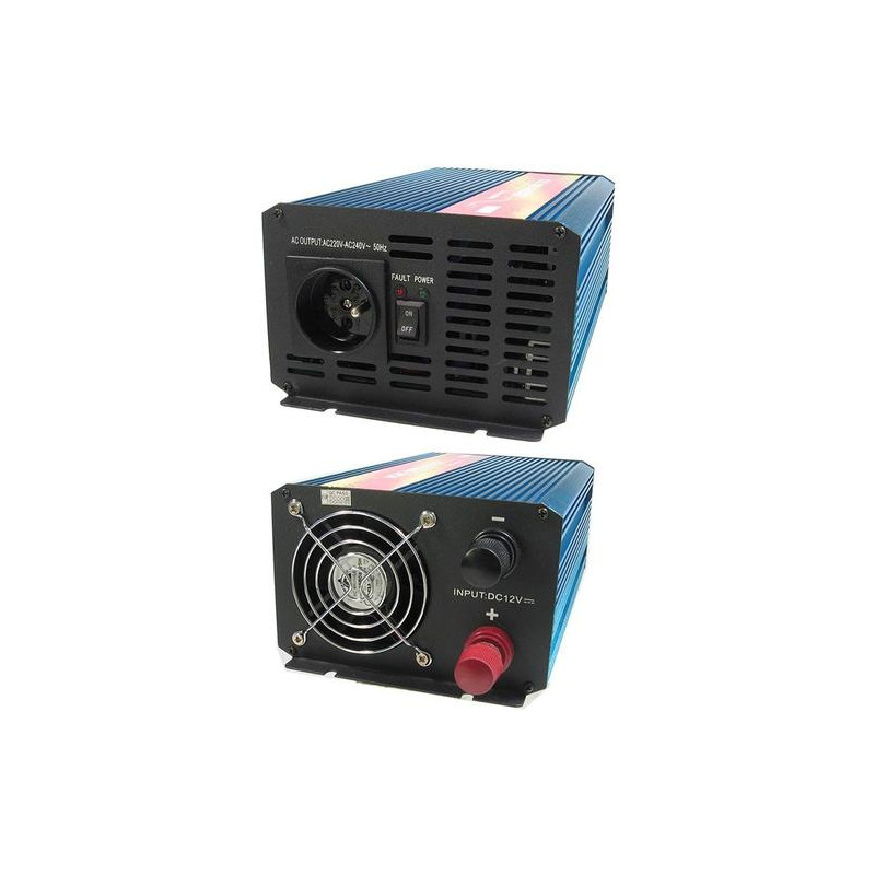 Menič napätia Carspa P1000-12, 12V/230V1000W čistá sínusovka