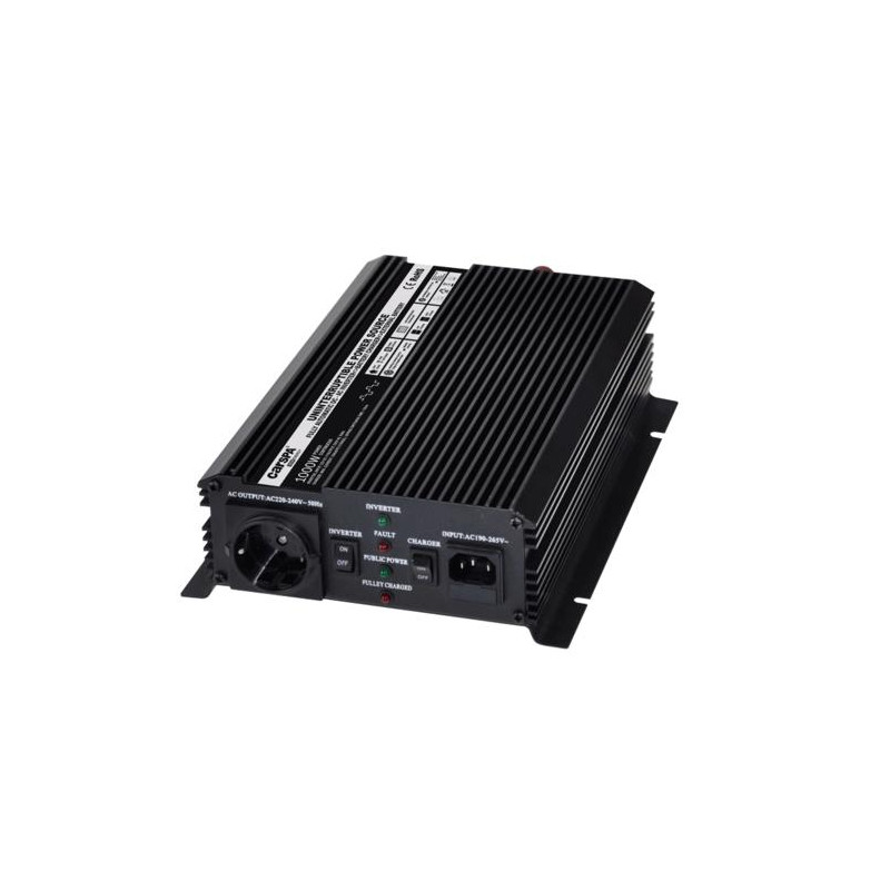 Menič napätia Carspa UPS1000-12 12V/230V 1000W s nabíjačkou 12V/10A a funkciou UPS
