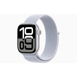 Apple Watch S10/42mm/Silver/Šport Band/Blue Cloud