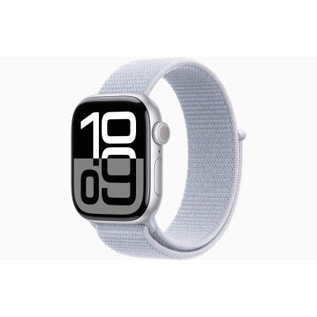 Apple Watch S10 Cell/46mm/Silver/Šport Band/Blue Cloud