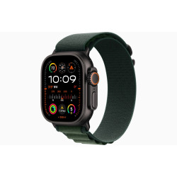 Apple Watch Ultra 2/49mm/Black/Šport Band/Dark Green Alpine/Large