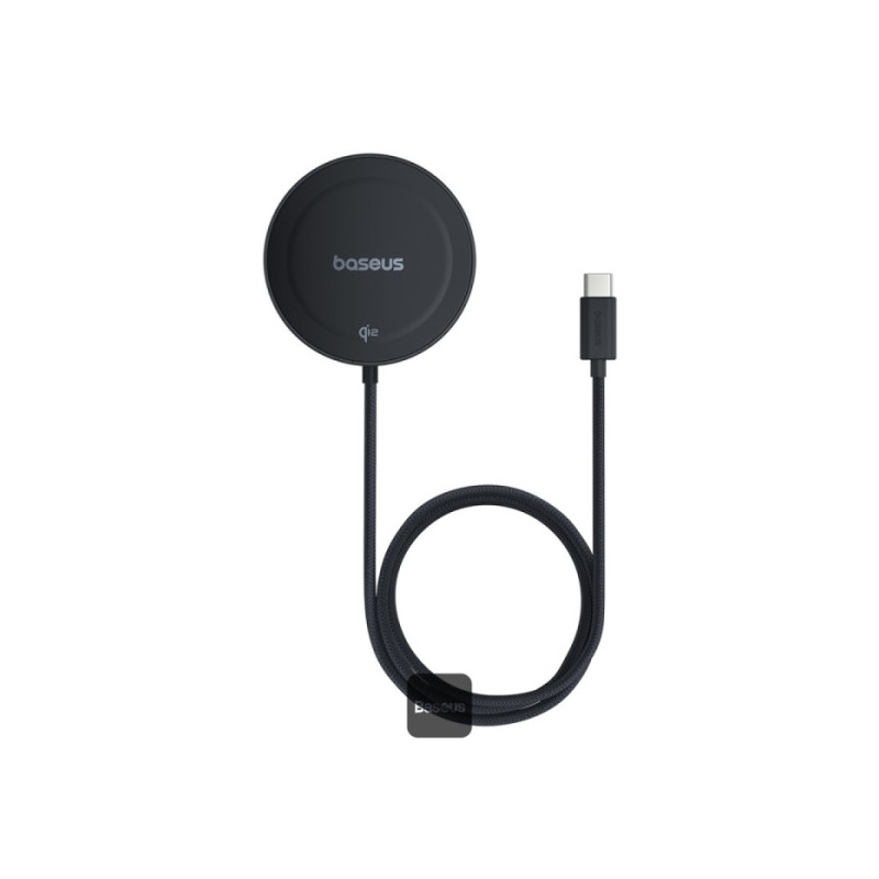 Baseus bezdrôtová nabíjacia magnetická podložka Simple Mini4 Qi2 15W čierna