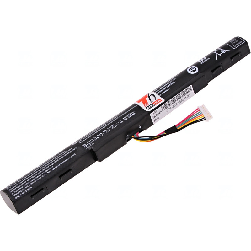 Batéria T6 Power Acer Aspire E5-422, E5-522, E5-722, V3-572, TravelMate P248-M, 4cell, 2500mAh, 37Wh