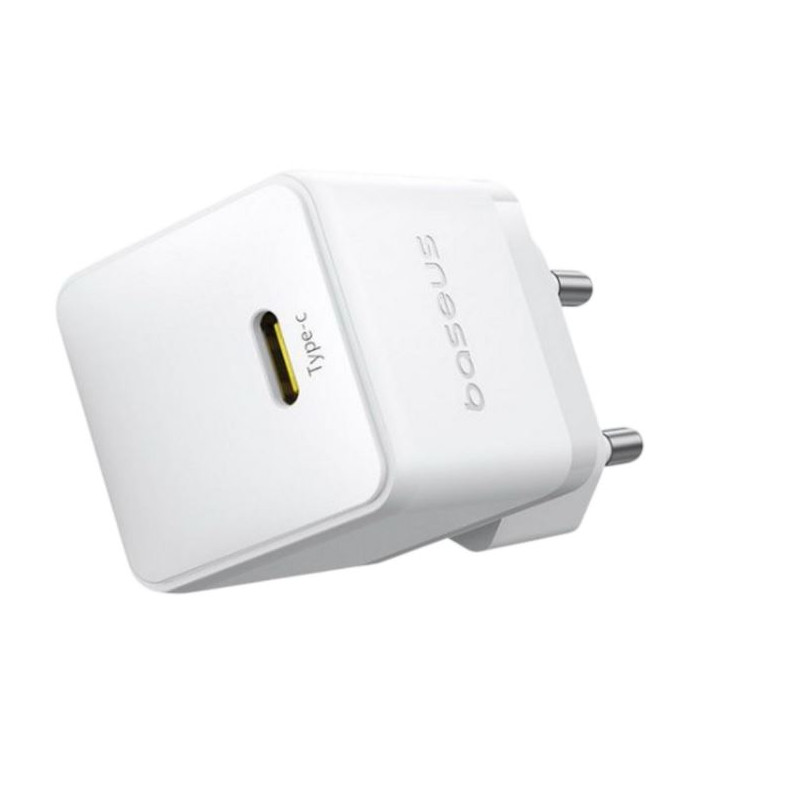 Baseus Rýchlonabíjačka do siete Palm 30W USB-C PD QC 3.0 biela