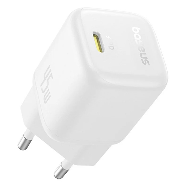 Baseus Rýchlonabíjačka do siete PicoGo GaN 45W USB-C PD biela
