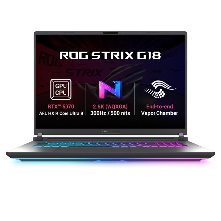 ASUS ROG Strix G18/G815LP-TT143WZ/U9-290HXPLUS/18''/2560x1600/32GB/1TB/RTX 5070/W11H/Gray/2R