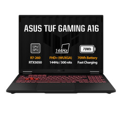 ASUS TUF Gaming A16/FA608UHI-TU126Z/R7-260/16''/WUXGA/16GB/512GB/RTX 5050/bez OS/Gray/2R
