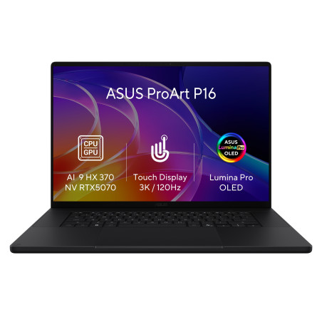 ASUS ProArt P16/H7606WP-OLED235XZ/AI9-HX370/16''/2880x1800/T/32GB/1TB/RTX 5070/W11P/Black/2R