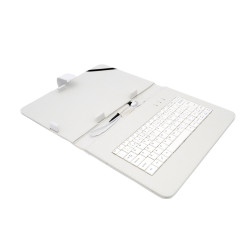 AIREN AiTab Leather Case 4 with USB Keyboard 10'' WHITE (SK/SK/DE/UK/US.. layout)