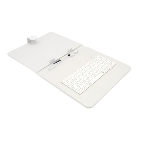 AIREN AiTab Leather Case 3 s USB klávesnicou 9,7'' WHITE (SK/SK/DE/UK/US.. layout)
