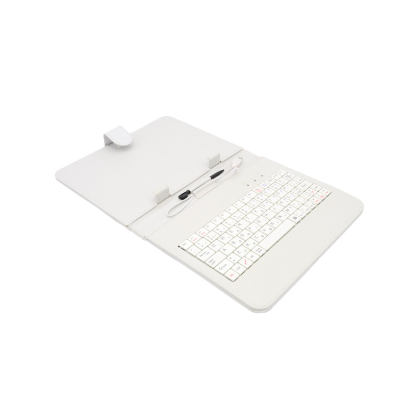 AAIREN AiTab Leather Case 2 s USB klávesnicou 8'' WHITE (SK/SK/SK/DE/UK/US.. layout)