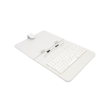 AAIREN AiTab Leather Case 2 s USB klávesnicou 8'' WHITE (SK/SK/SK/DE/UK/US.. layout)
