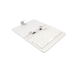 AIREN AiTab Leather Case 1 s USB klávesnicou 7'' WHITE (SK/SK/DE/UK/US.. layout)