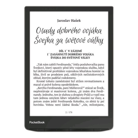 E-book POCKETBOOK 743G InkPad 4 Stardust Silver, strieborný