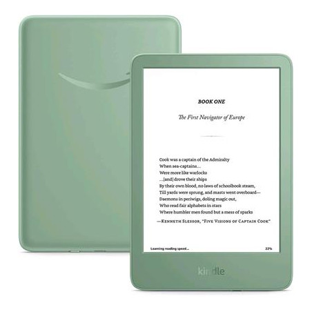 E-book Amazon Kindle Touch 2024 (16 GB), matcha, s reklamou