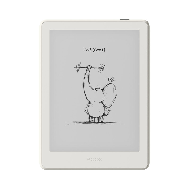 E-book ONYX BOOX GO 6 (Gen II), shell, 6'' Carta 1300, 32GB, Bluetooth, Android 11, E-ink displej