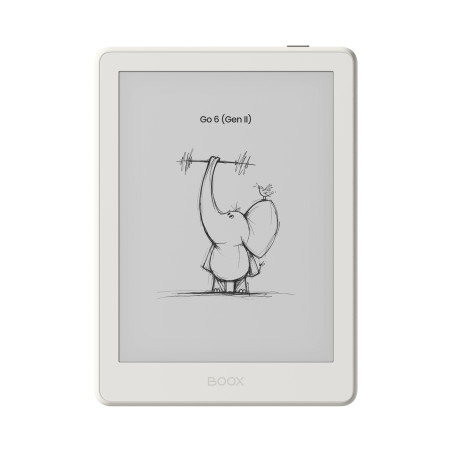 E-book ONYX BOOX GO 6 (Gen II), shell, 6'' Carta 1300, 32GB, Bluetooth, Android 11, E-ink displej