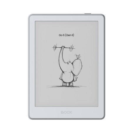 E-book ONYX BOOX GO 6 (Gen II), stone, 6'' Carta 1300, 32GB, Bluetooth, Android 11, E-ink displej