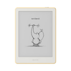 E-book ONYX BOOX GO 6 (Gen II), custard, 6'' Carta 1300, 32GB, Bluetooth, Android 11, E-ink displej