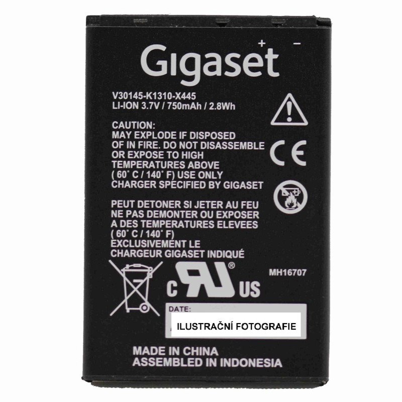 Batérie pre Gigaset SL78H/SL400H/SL4/SL5 profes.