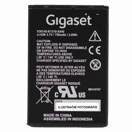 Batérie pre Gigaset SL78H/SL400H/SL4/SL5 profes.