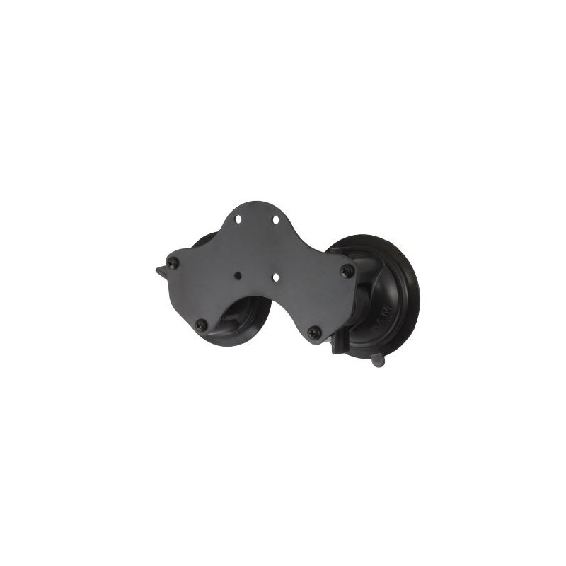 RAM Mounts úchyt s dvoma prísavkami na sklo s priemerom 84 mm, AMPS vzor diery, RAM-B-189BU