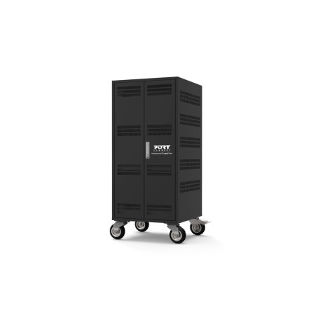 PORT CONNECT CHARGING CABINET 30 Notebooks + RACK 1xU 19'', černý
