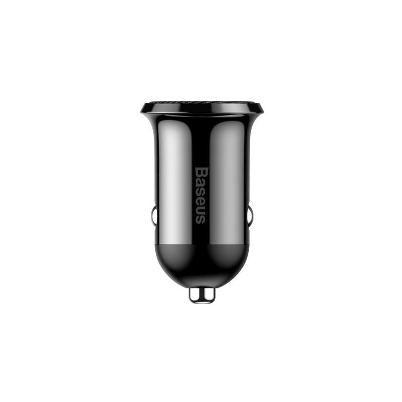 Baseus CCALLP-01 Grain Pro Nabíjačka do Autá 2xUSB 4.8A Black