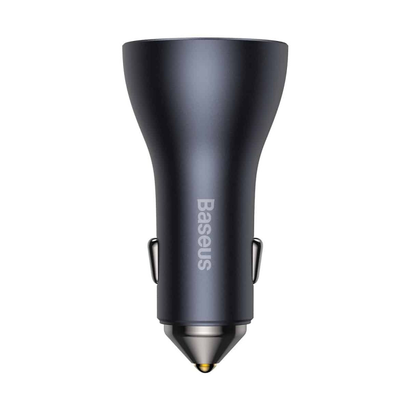 Baseus CGJP010013 Nabíjačka do Auta Triple Quick Charger USB/USB-C/USB-C 65W Dark Grey