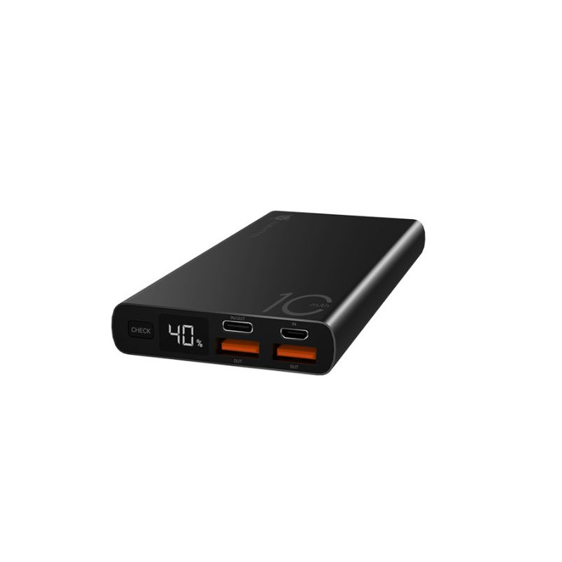 Powerbanka NAVITEL PWR10 AL čierna s kapacitou 10000 mAh