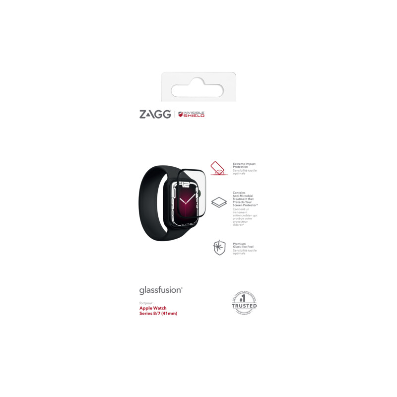 ZAGG Invisible Shield Fusion + hybridné sklo Apple Watch 7/8 (41mm)