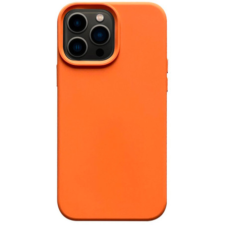 ER POWER Silikónový kryt CARNEVAL SNAP pre iPhone 14 Pro s MagSafe - oranžová