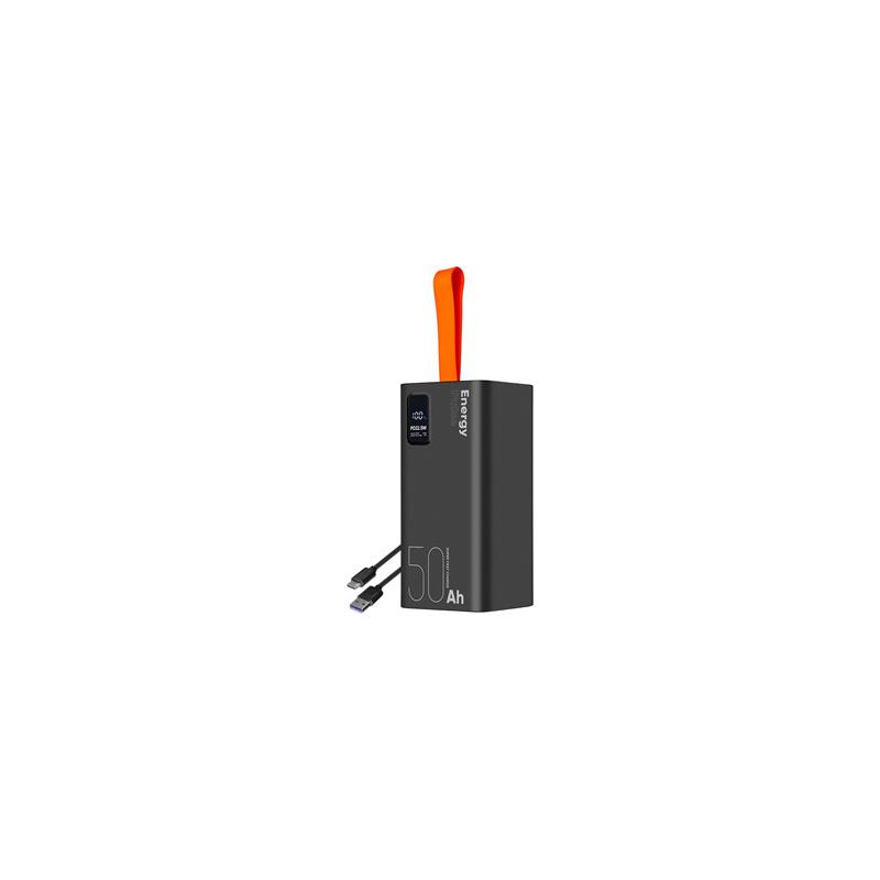 OBAL:ME EnergyPulse Powerbanka 50000mAh 22.5W Black