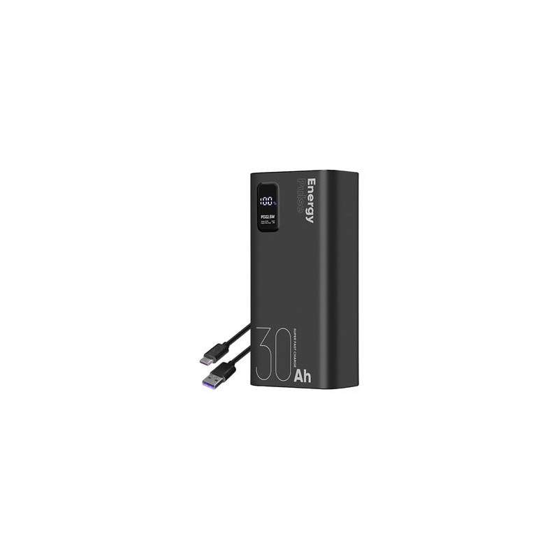 OBAL:ME EnergyPulse Powerbanka 30000mAh 22.5W Black