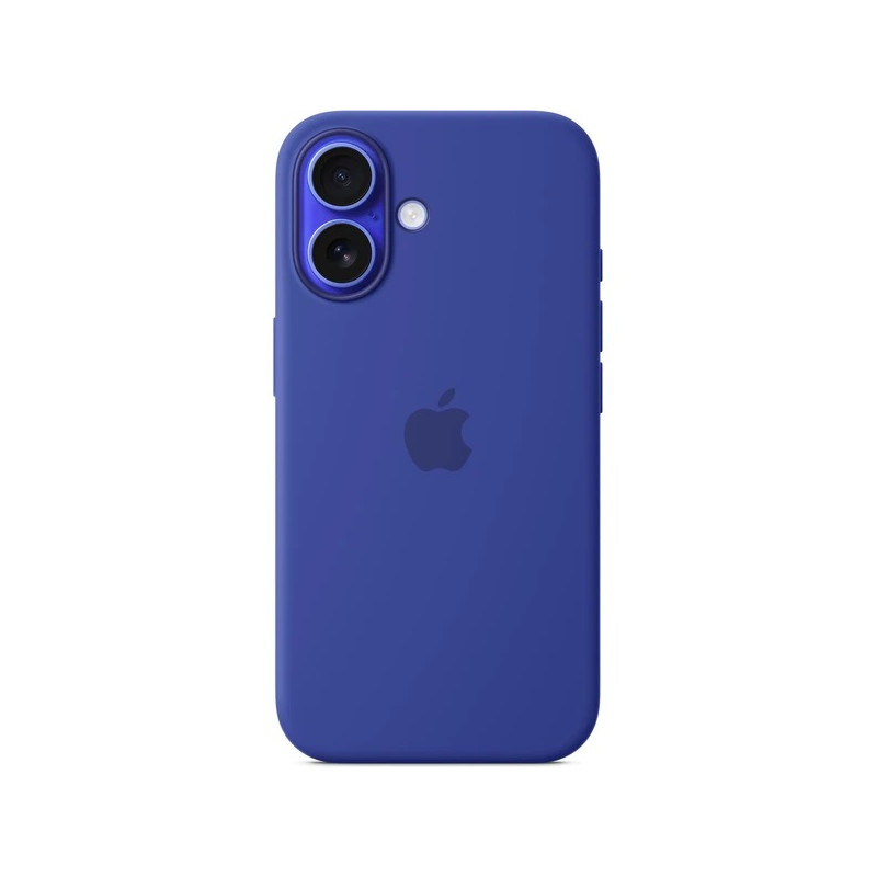 iPhone 16 Plus Silicone Case with MS - Ultramarine
