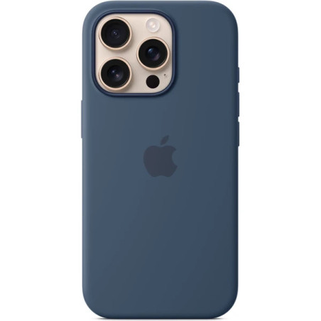 iPhone 16 Pre Silicone Case with MS - Denim