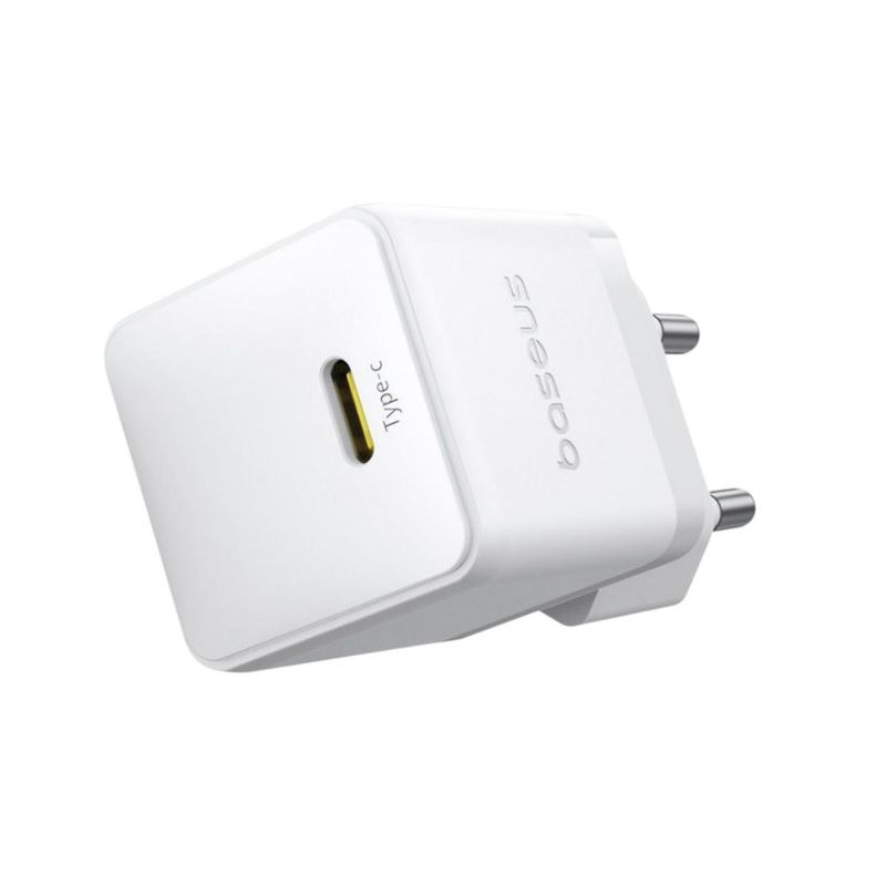 Baseus Rýchlonabíjačka do siete Palm 20W USB-C PD QC 3.0 biela