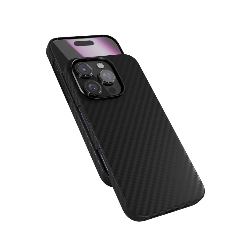 Epico Mag+ Carbon kryt pre iPhone 16 Pro - čierny
