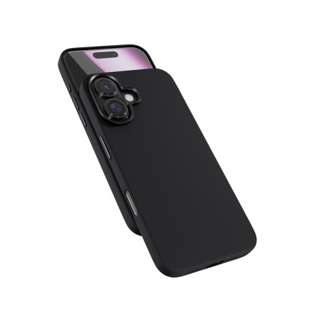 Epico Mag+ Silicone Pre kryt iPhone 16 Plus - čierny