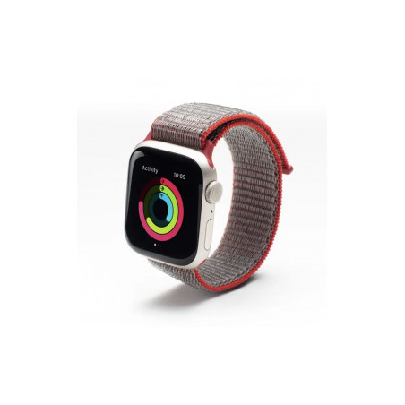 ZAGG GEAR4 spor. remienok Apple Watch 45/44/42mm červená