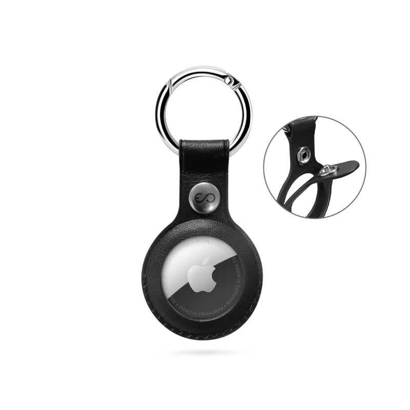 Epico TechGrain Case for AirTag - čierna