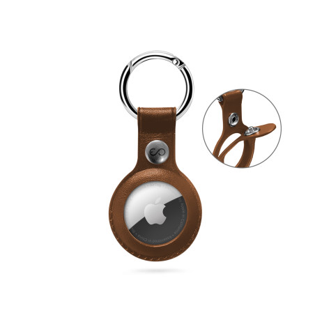 Epico TechGrain Case for AirTag - hnedá