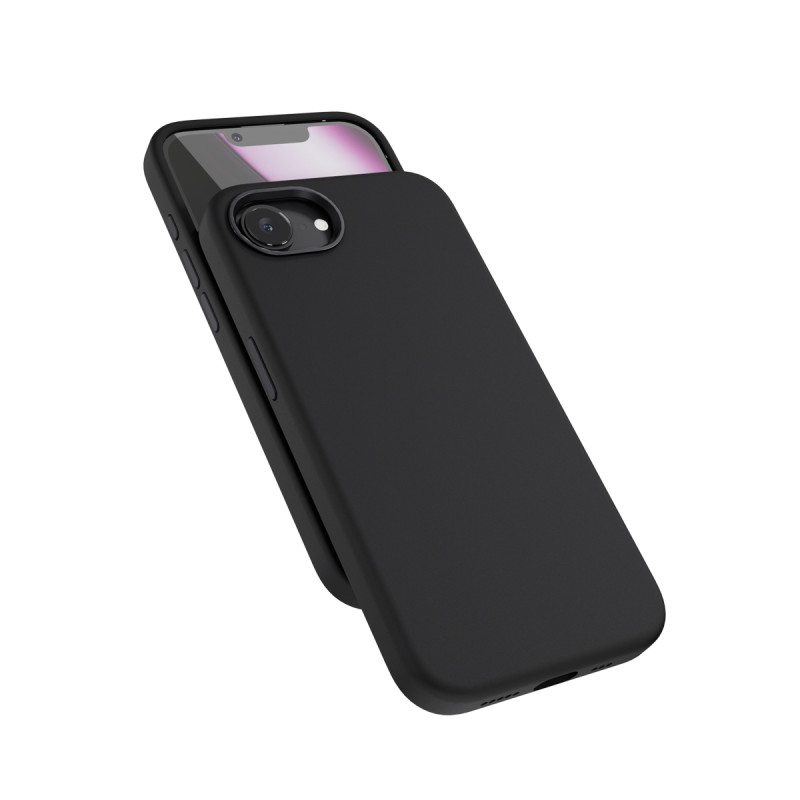 Epico Mag+ Silicone Pre kryt iPhone 16e/17e čierna